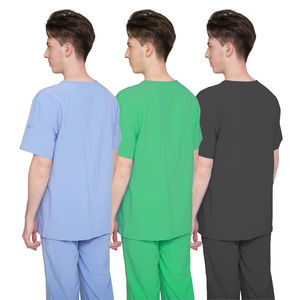 ชุดยูนิฟอร์มแพทย์ พยาบาล โรงพยาบาล ผ้าถักยืดหยุ่น เป็นมิตรกับสิ่งแวดล้อม สำหรับบุรุษและสตรี ดูแลรักษาง่าย ไม่ยับง่าย  ปรับแต่งโลโก้ได้ - Product Image 6