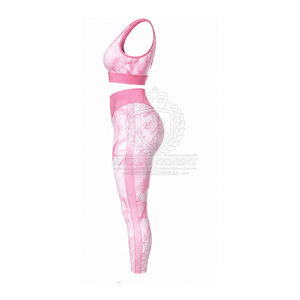 Vente flash - Ensemble de yoga pour femmes de qualité supérieure, pour une utilisation en extérieur, ensemble de yoga doux pour femmes, ensemble de yoga pour femmes en gros - Product Image 5