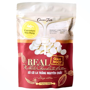 Chocolate Blanco Puro Delicioso, el Más Vendido de Fábrica, OEM/ODM, Venta al por Mayor, HALAL, Botones de Chocolate Blanco Real con 40% de Cacao, 1KG, para Repostería y Galletas - Product Image 1
