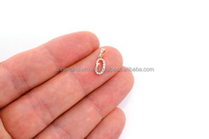 Collier personnalisé tendance avec pendentif lettre initiale, bijoux fins en or massif 10 carats et diamant naturel, cadeau de mariage - Product Image 6