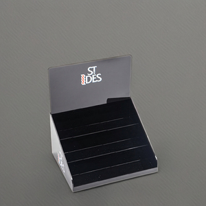 Support de présentation cosmétique créatif en acrylique recyclable – Étagère de rangement moderne pour maquillage sur comptoir - Product Image 2