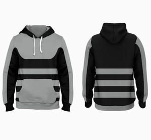 Men's Hoodie Pullover Color Block Purple <b>White</b> Casual <b>Sweatshirt</b> with Kangaroo Pocket Hooded Long Sleeve - Product Image 5