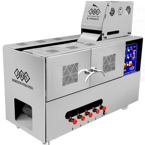 Máquina industrial para hacer chapati con capacidad de producción de 1050 unidades por hora, tamaño y grosor de roti ajustables, sistema de acero inoxidable de grado alimenticio. - Product Image 6