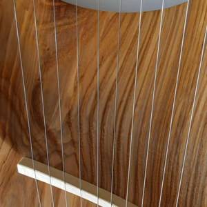 Arpa Lira de Madera, Instrumento Musical Hecho a Mano, Marco de Madera, Cuerdas de Acero al Carbono, Superficie Lisa, Arpas Lira Profesionales - Product Image 6