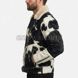 100% Breathable Cowhide <b>Leather</b> Motorbike <b>Jacket</b> For Men Made In Best Material Hair on <b>Leather</b> <b>Jackets</b> Available In Custom Colo - Product Image 5