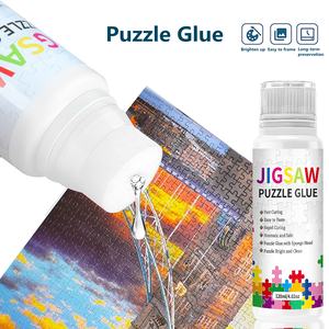 Colle à puzzle liquide transparente PVA à séchage rapide, soluble dans l'eau, haute viscosité, adaptée aux étudiants pour le bricolage et la création de journaux. - Product Image 3