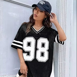 Camisetas de Fútbol Blancas al por Mayor de Alta Calidad para Hombre, Camiseta Deportiva de Malla de Poliéster Lisa - Product Image 1