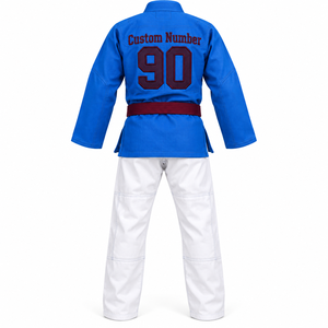 Uniforme de BJJ Bordado con Chaqueta, Pantalones y Cinturón de Algodón para Entrenamiento Diario, Traje de Jitsu Más Vendido, OEM - Product Image 3
