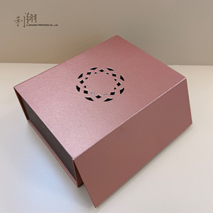 Deluxe Self Erecting Flattened <b>Box</b> with Magnetic Closure Matt Lamination Portable Design - Product Image 5