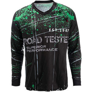 Jersey de Motocross/Bicicleta de Montaña OEM, Manga Larga, Transpirable, de Secado Rápido, Poliéster/Nailon, Unisex, Diseño Personalizado - Product Image 3