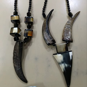 Collier en corne de qualité supérieure d'Inde pour femmes, exportateur de premier plan en gros, dernières créations de chaînes en diamant et perles pour fêtes, motif animal - Product Image 1