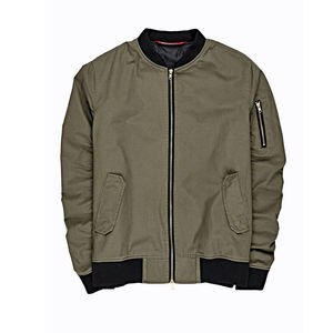 Blousons Bomber Homme Personnalisés OEM avec Votre Propre Logo, Col Montant, Nouveau Design, Tissu Respirant, Fermeture Éclair, Blousons Aviateur - Product Image 4