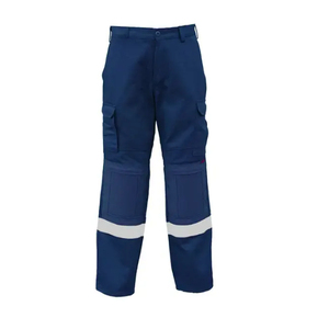 Reflective Safety Trousers Lightweight Casual Work Wear with Multi-Pockets Reflective Cargo Work <b>Pants</b> for Adults - Product Image 4
