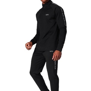 Survêtement en coton pour hommes, prix d'usine, vêtements de sport pour l'hiver, Logo personnalisé pour 2 acheteurs - Product Image 1