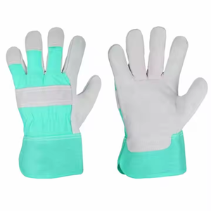 High Quality Heavy-Duty Cowhide Split Leather Work Gloves Soft Comfortable Heat Resistant Reflective <b>Safety</b> CE Certified - Product Image 3