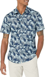 Chemises hawaïennes décontractées à manches courtes, col rabattu, imprimées, fines, respirantes, séchage rapide, été, personnalisables pour hommes - Product Image 2