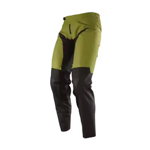 Pantalones de Motocicleta para Hombre en Negro y Verde Azulado con Bloques de Color, Secado Rápido, para Todas las Estaciones, Ropa de Carreras - Product Image 2