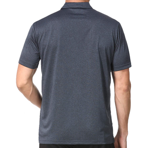 Venta al por mayor de camisetas de polo ajustadas de golf para hombre con logotipo personalizado en 100% algodón poliéster en blanco para Polos diseño de botones en el cuello - Product Image 4