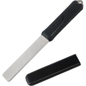 121N Pietra per affilare a doppia grana diamantata, affilatore per attrezzi da giardino, coltelli, lame di tosaerba, ascie, cesoie, cesoie da siepe, cesoie per cespugli - Product Image 1