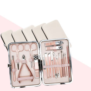 Top Selling <b>Manicure</b> Pedicure Set High Quality Custom Made Stainless Steel Lightweight <b>Manicure</b> <b>Kit</b> With Customized Packaging - Product Image 1