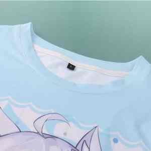 T-shirt personnalisé, t-shirt imprimé, vente en gros, impression par sublimation personnalisée, t-shirt à col rond pas cher - Product Image 3