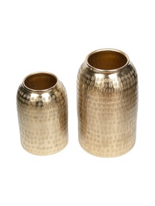 Vase de table élégant et moderne avec poignée, finition dorée, pichet décoratif, hauteur 34 cm - Product Image 5