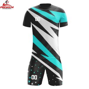 Tenue de football personnalisée, uniforme d'entraînement de football à prix de gros, ensemble court, vêtements d'équipe, uniforme de football - Product Image 3