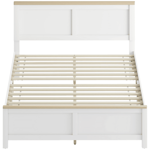 Queen <b>Platform</b> <b>Bed</b> <b>Frame</b> with Headboard and Footboard Elegant <b>Beds</b> Collection - Product Image 3
