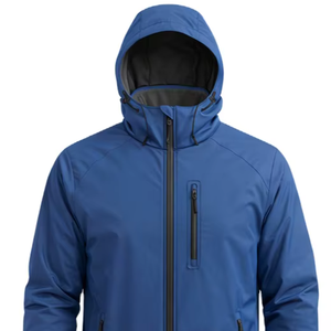 Softshell <b>Rain</b> Jacket Fully Waterproof Breathable Pro-Weather <b>Men's</b> Stand Collar Front Logo Outdoor <b>Coat</b> - Product Image 1