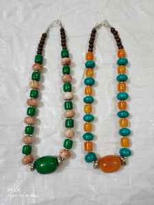 Collar de Cuentas de Resina de Alta Calidad para Mujer, Joyería de Moda, Collar de Resina al Por Mayor al Mejor Precio, Color Azul - Product Image 6