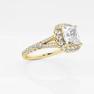 Bijoux en diamant taille princesse en or 18 carats, certifiés IGCI, style vintage PT900 pour les mariages et les fêtes, vente en gros - Product Image 4
