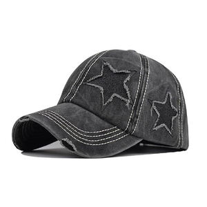 Gorra de Béisbol de 5 Paneles con Diseño de Lazos, de Sarga de Algodón, Visera Precurvada, Correa Ajustable para Salidas Casuales y Picnics - Product Image 3