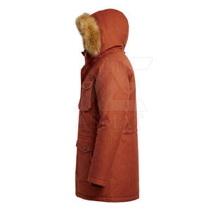 Veste parka pour homme pour les aventures en plein air avec capuche, coupe-vent, qualité supérieure, fabriquée au Pakistan - Product Image 5
