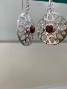 Hot Quality German Silver Wedding Special <b>Earrings</b> for Women Sunstone Jewelry Handmade <b>Fine</b> German Silver For Women Gemstone - Product Image 4