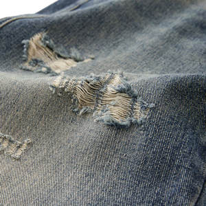 Pantalones de mezclilla de corte elegante para oficina y uso casual con pantalones de hombre lavados de primera calidad. - Product Image 6