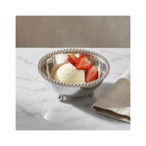 Customized Gold Metal Snacks Dates Serving Bowl Antique Design Decorative Fruit <b>Sweets</b> Dessert Bowl For Wedding <b>Party</b> Use - Product Image 5