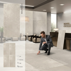 Guangzhou Foshan 900x1800mm Azulejos de porcelana pulida 36x72 Cubierta de pared 3x6 pies Azulejos de piso Techno Light Book Match Uso en el baño - Product Image 6