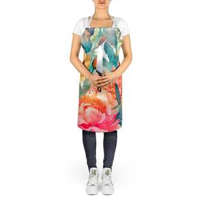 Unisex Large Multicolor Watercolor Peonies <b>Apron</b> for Kitchen <b>Cooking</b> Baking Crafts Gardening-for Adults Women and Men - Product Image 5