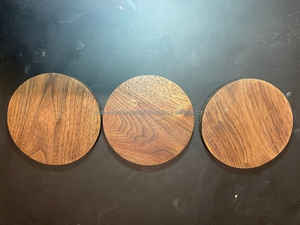 Posavasos de nogal de excelente calidad, posavasos para bebidas, escritorio de oficina premium y estilo doméstico para uso en restaurante, alfombrillas y almohadillas de madera - Product Image 5