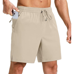 Shorts en coton basiques pour hommes, taille élastique, couleur unie, confortables, décontractés pour l'été, fabricant en gros de marques privées - Product Image 5