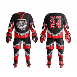Plus Size Customized Manufactured Ice Hockey Pant For Ice Hockey Uniform Customized Unique Hockey Jersey Uniform - Product Image 2