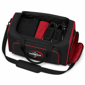 TERZO SPORTS Custom Logo Eco-Friendly Polyester Men's Gym <b>Duffel</b> <b>Bag</b> Shoe Compartment Adjustable Strap Interior Pocket 30-<b>40L</b> - Product Image 5