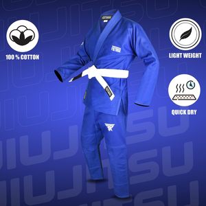 ชุดยิวยิตสู BJJ แบบสั่งทำพิเศษ พร้อมโลโก้ ผ้าฝ้ายเนื้อเพิร์ลวีฟ ระบายอากาศได้ดี น้ำหนักเบา ทนทาน เหมาะสำหรับการฝึกซ้อม สำหรับผู้ชายและผู้หญิง - Product Image 3