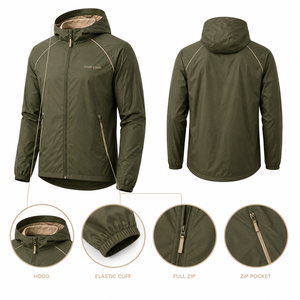 Chaqueta Deportiva de Entrenamiento con Forro de Malla, Poliéster Elástico, Personalizable con Logotipo, Fabricante de Ropa Deportiva para Hombre - Product Image 4