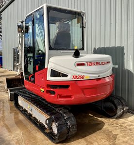 Mini-excavatrice sur chenilles d'occasion Takeuchi Tb260 de 38 tonnes, moteur Yanmar, hydraulique HYDAC, capacité de la benne de 1,7 m, accessoires inclus - Product Image 2