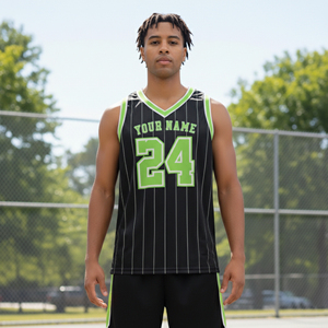 Nouveau Maillot de Basketball 2026 en Polyester 100% Personnalisé par Sublimation, Col en V, Respirant, Léger, Grande Taille, Séchage Rapide - Product Image 5