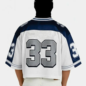 Camiseta Deportiva Retro Vintage Unisex de Fútbol Americano, Personalizada con Sublimación, Talla Grande, Transpirable, Estilo Urbano - Product Image 5