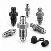 Vis de purge de frein de moto, valve de purge d'étrier avec capuchon anti-poussière, OEM personnalisé