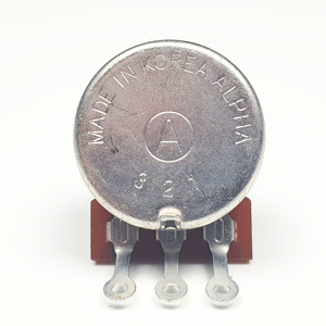 Potenciómetro Metálico Variable ALPHA RV1602 250K B500K de 16mm, Resistente, para Control de Volumen <span class=keywords><strong>y</strong></span> Tono de Guitarra - Product Image 2