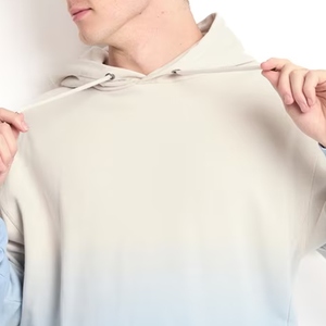 Sweat-shirt rose personnalisé en Spandex/Polyester uni, à manches longues, avec poches brodées, coupe ample, pour homme, collection Printemps - Product Image 5